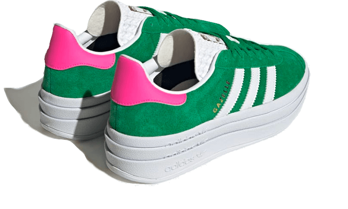 Adidas Gazelle Bold Green Lucid Pink - IG3136