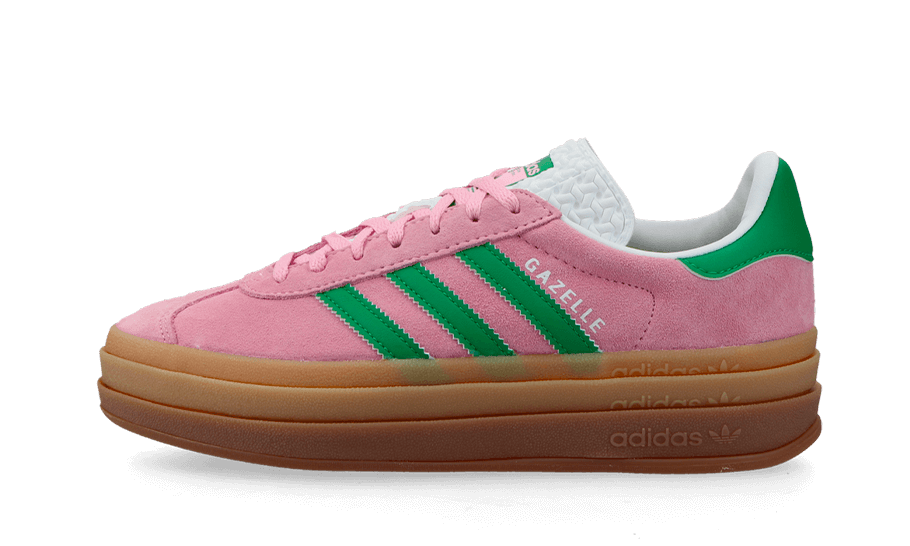 Adidas Gazelle Bold True Pink Green Cloud White - IE0420
