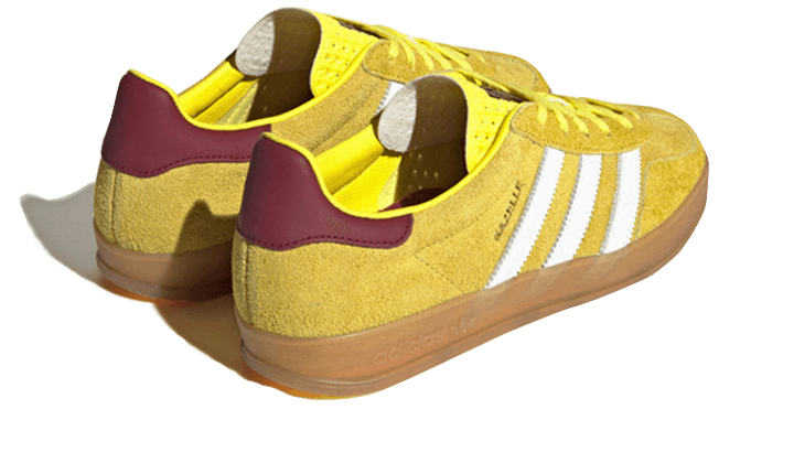 Adidas Gazelle Indoor Bright Yellow BurgundyIE7003