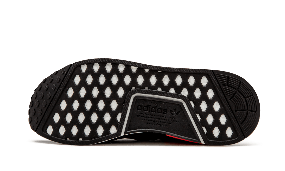 Adidas NMD R1 Core Black Lush Red - S79168