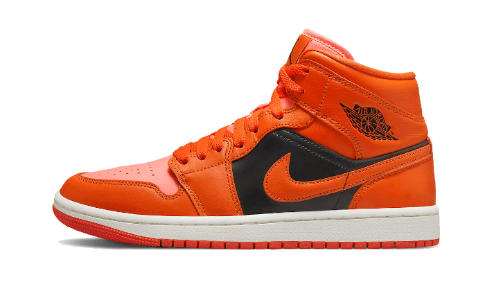 Air Jordan 1 Mid Orange Black DM3381 600 Graal Spotter