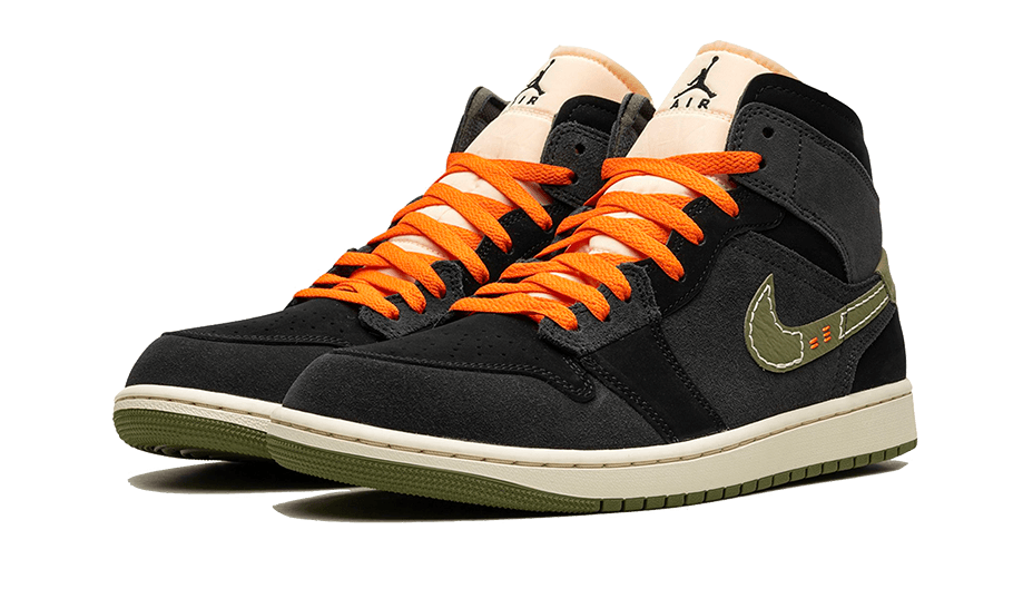 Air Jordan 1 Mid SE Craft Anthracite Light Olive - FD6817-003