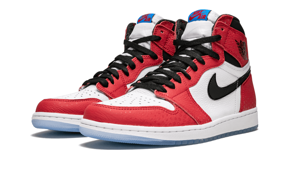 Air Jordan 1 Retro High Spider-Man "Origin Story" - 555088-602
