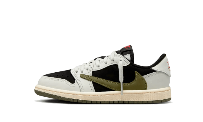 Air Jordan 1 Retro Low OG SP Travis Scott Olive Enfant (PS) - DZ5909-106