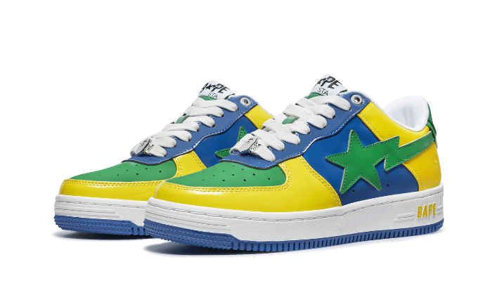 Bape Bape Sta Low Blue Yellow - 1I80191004