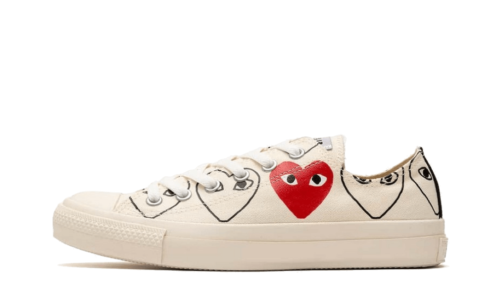 Converse Converse Chuck Taylor All-Star 70s Ox Comme des Garçons PLAY All-Over Natural -