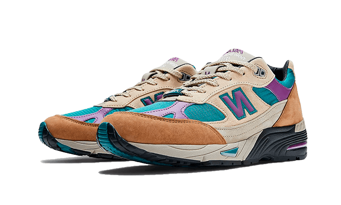 New Balance 991 Made In UK Palace Brown Teal - M991PAL