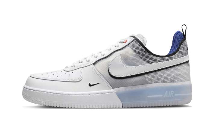 Nike Air Force 1 Low React Split White Photo Blue - DH7615-101