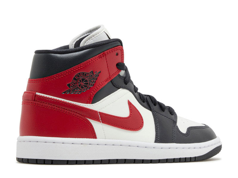 Air Jordan 1 Mid Gym Red Off Noir (W)