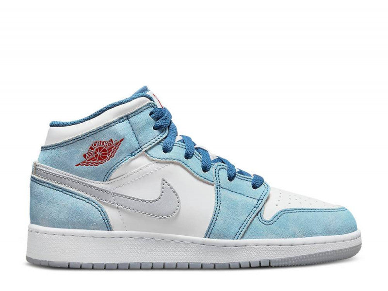 Air Jordan 1 Mid SE French Blue Light Steel (GS)