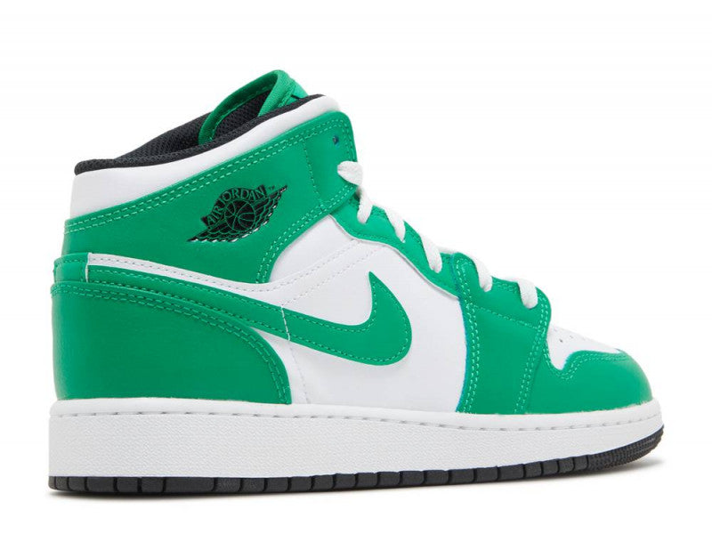 Air Jordan 1 Mid Lucky Green (GS)