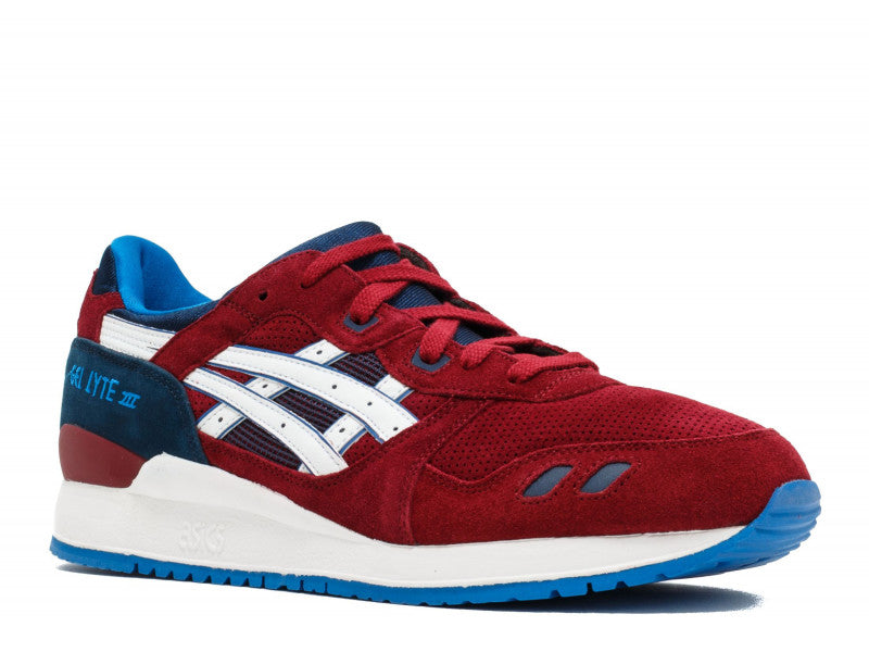 ASICS Gel-Lyte III Burgundy White