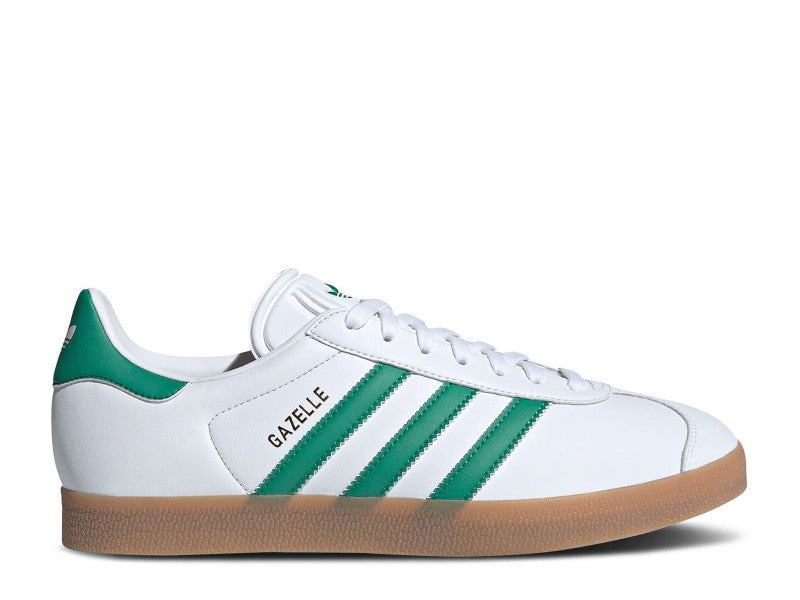 adidas Gazelle White Bold Green Gum