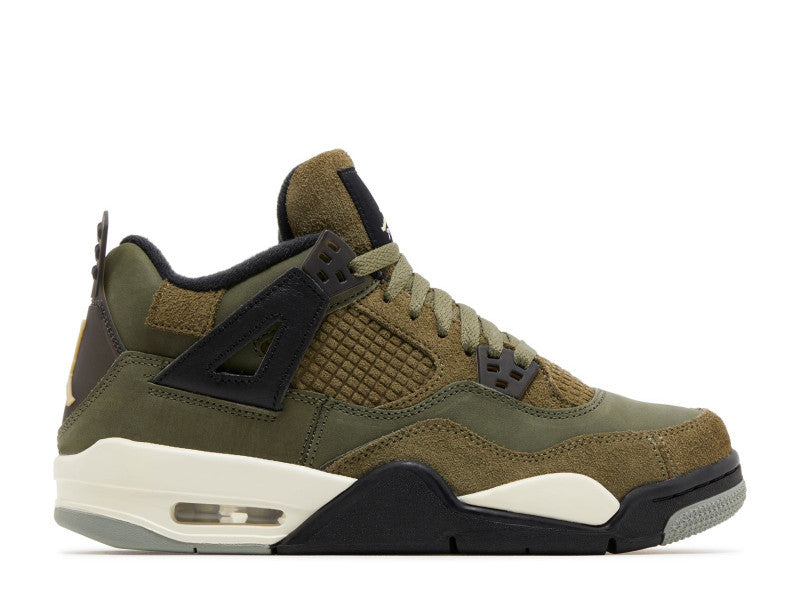 Air Jordan 4 Retro SE Craft Medium Olive (GS)