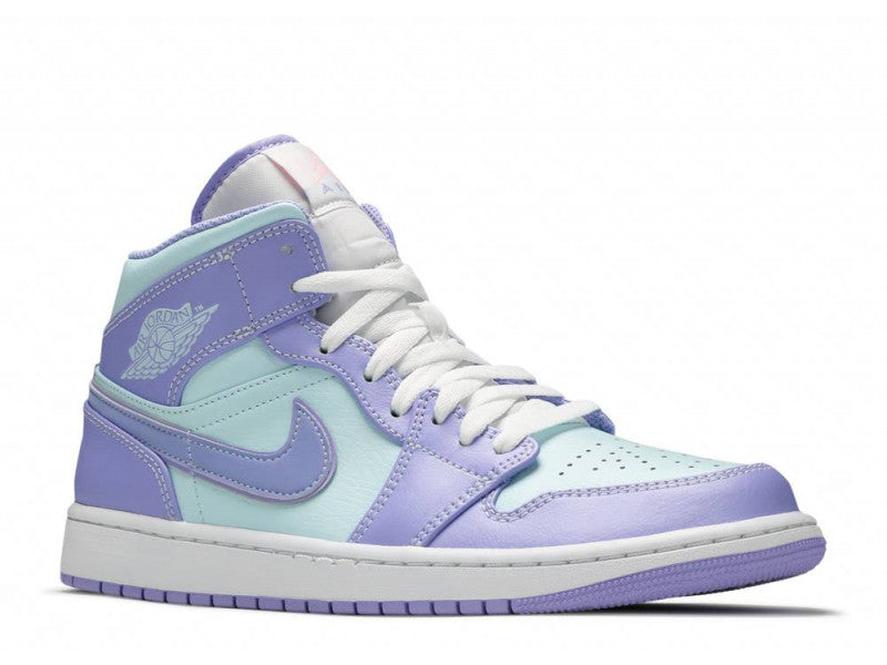 Air Jordan 1 Mid Purple Aqua