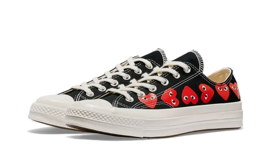 Converse Chuck Taylor All Star 70 Ox Comme des Garcons PLAY Multi-Heart Black - AZ-K126-001