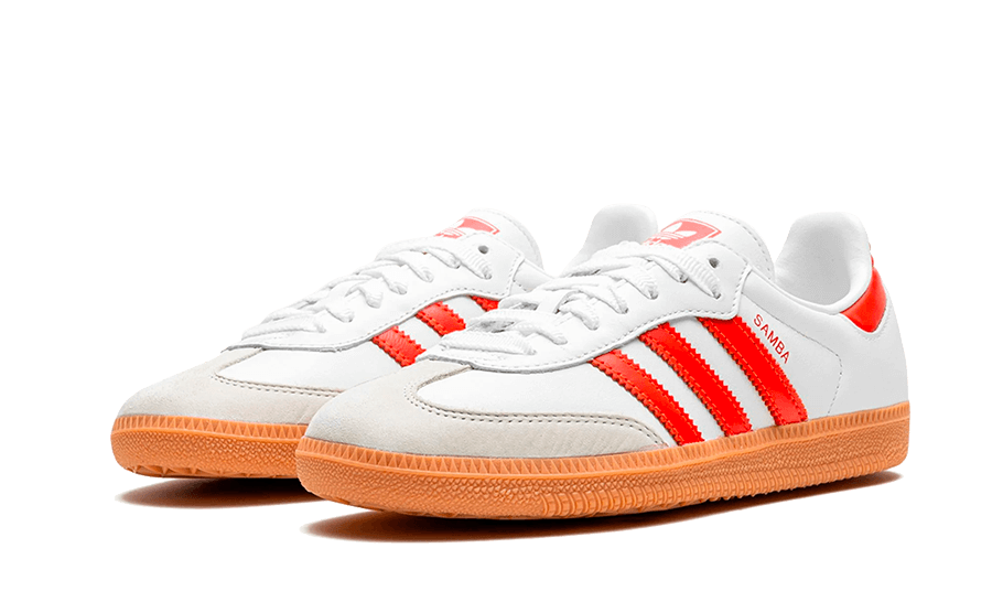 Adidas Samba OG White Solar Red Gum - IF6513