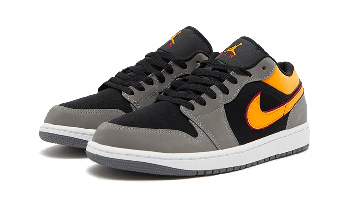 Air Jordan Air Jordan 1 Low Black Vivid Orange - FN7308-008