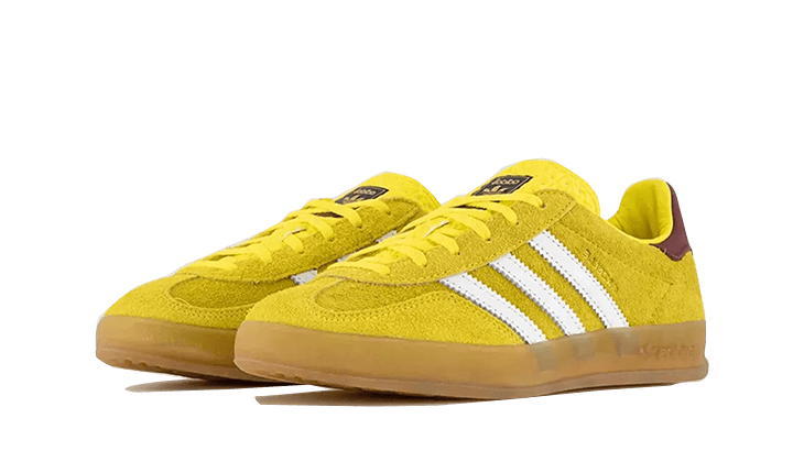 Adidas Gazelle Indoor Bright Yellow BurgundyIE7003