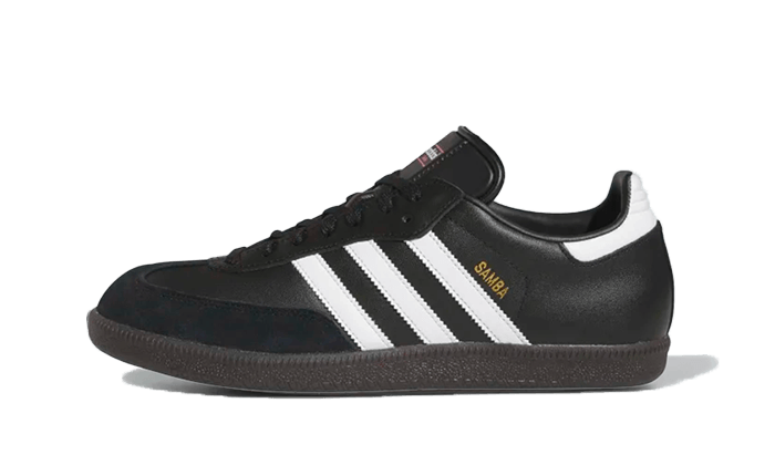 Adidas Samba Leather Black White - 19000