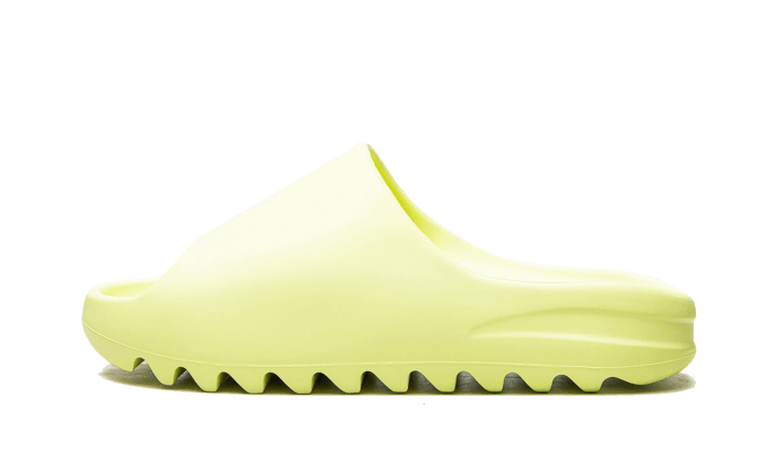 Adidas Yeezy Slide Glow Green (Restock Pair 2022) - HQ6447