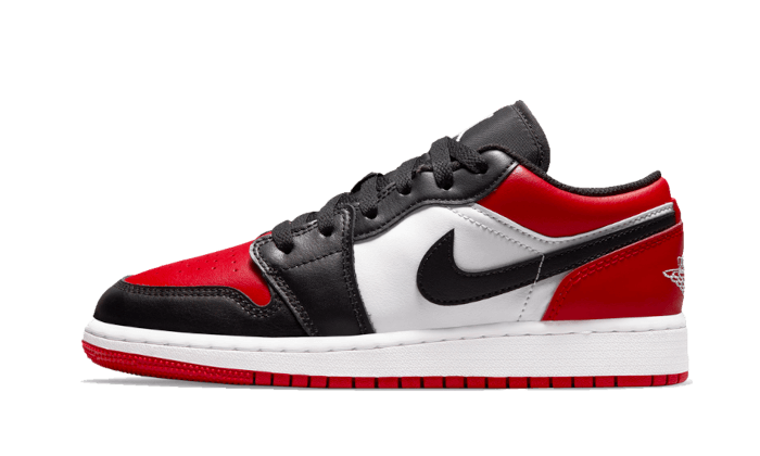 Air Jordan 1 Low Bred Toe - 553560-612