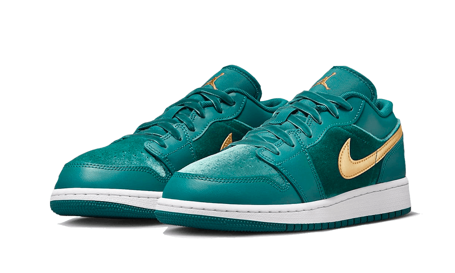 Air Jordan 1 Low Velvet Geode Teal - FB9896-300