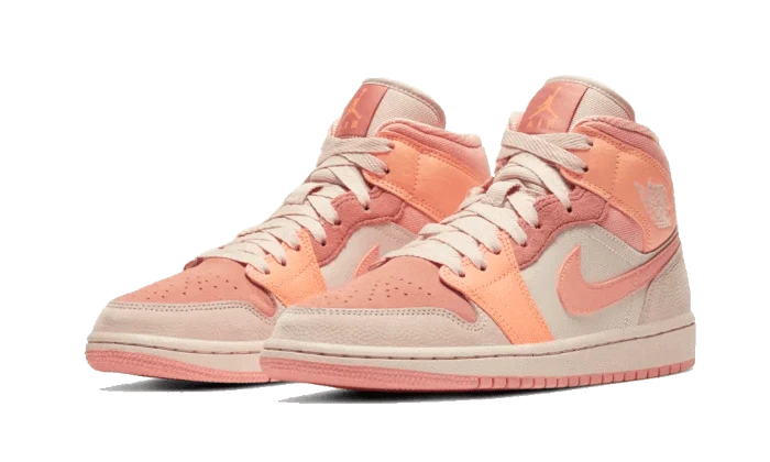 Air Jordan 1 Mid Apricot Orange - DH4270-800