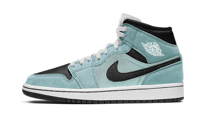 Air Jordan 1 Mid Aqua Blue Tint - BQ6472-300