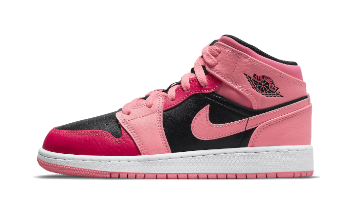Air Jordan 1 Mid Coral Chalk Pink - 554725-662