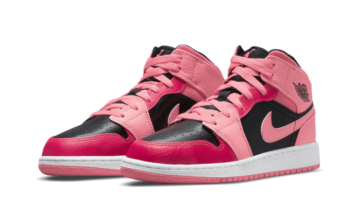 Air Jordan 1 Mid Coral Chalk Pink - 554725-662
