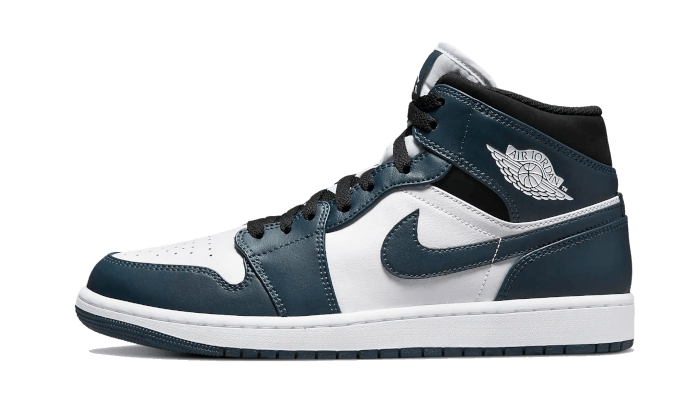 Air Jordan 1 Mid Dark Teal - 554724-411