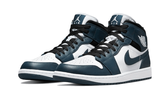 Air Jordan 1 Mid Dark Teal - 554724-411