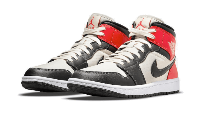 Air Jordan 1 Mid Light Orewood Brown - DQ6078-100