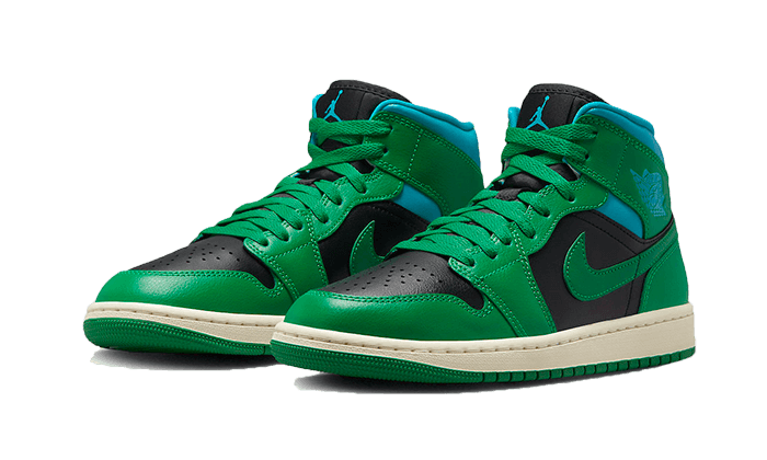 Air Jordan 1 Mid Lucky Green Aquatone - BQ6472-033