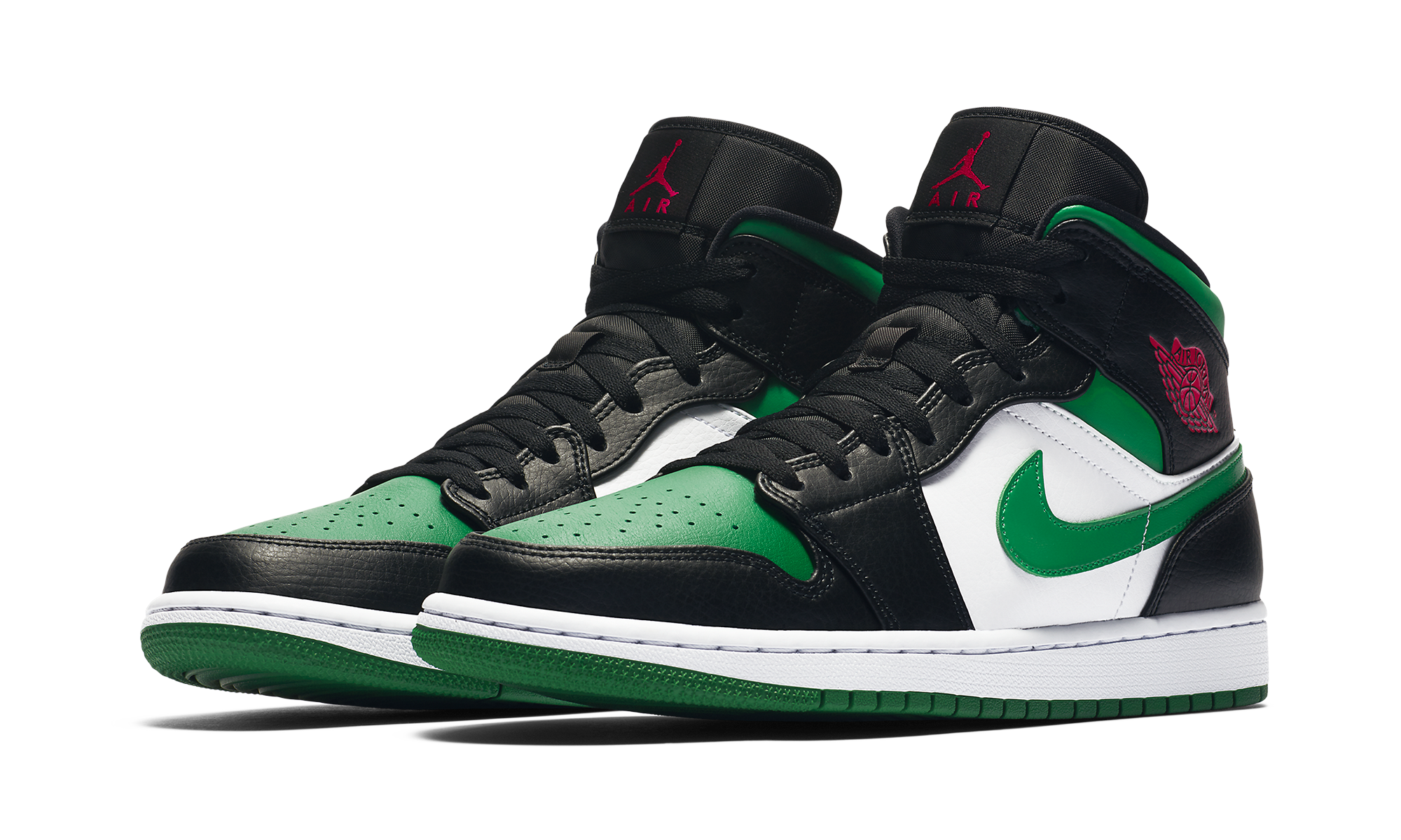 Air Jordan 1 Mid Pine Green - 554725-067