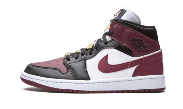 Air Jordan 1 Mid SE Black Dark Beetroot - CZ4385-016