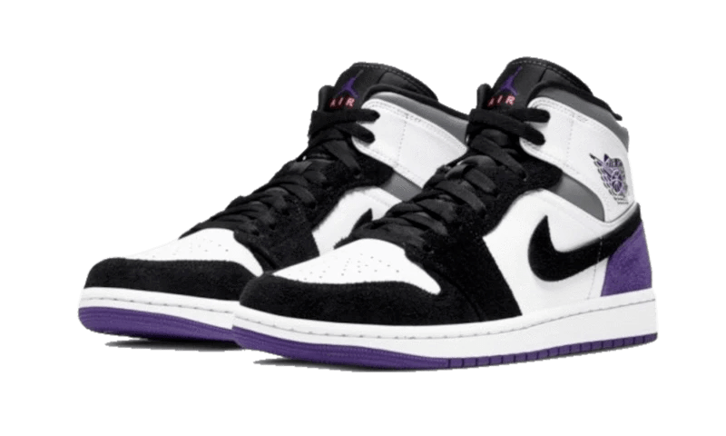 Air Jordan 1 Mid SE Varsity Purple - 852542-105