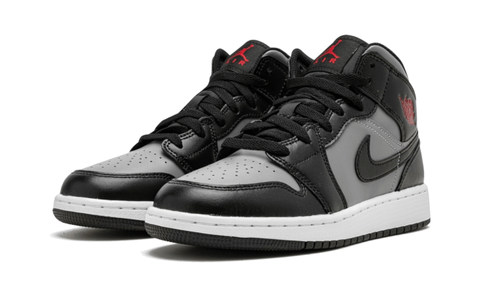 Air Jordan 1 Mid Shadow Red  - 554724-096