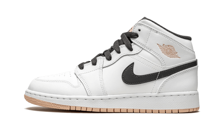 Air Jordan 1 Mid White Arctic Orange - 554725-180