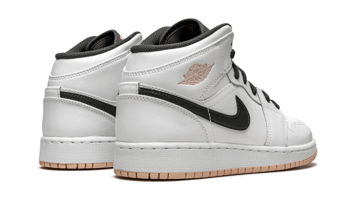 Air Jordan 1 Mid White Arctic Orange - 554725-180