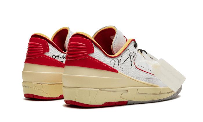 Air Jordan 2 Retro Low SP Off-White White Red - DJ4375-106