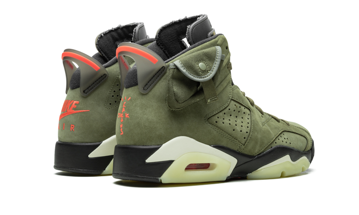 Air Jordan 6 Travis Scott Medium Olive - CN1085-200