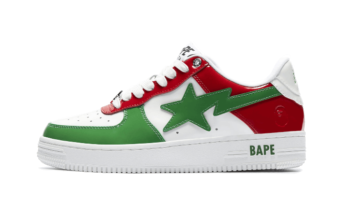 Bape Bape Sta Low Green Red - 1I80191004