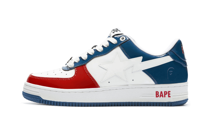 Bape Bape Sta Low White Blue - 1I80191004