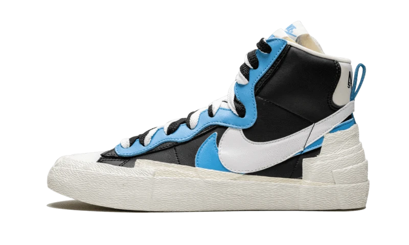 Nike Blazer High Sacai White Black Legend Blue - BV0072-001