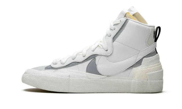 Nike Blazer High Sacai White Grey - BV0072-100 