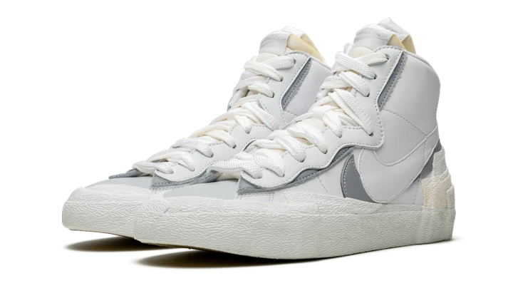 Nike Blazer High Sacai White Grey - BV0072-100 
