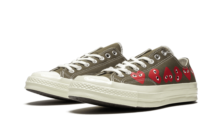 Converse Chuck Taylor All-Star 70s Ox Comme des Garçons PLAY Multi Heart Green - 162976C