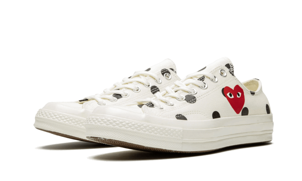 Converse Chuck Taylor All-Star 70s Ox Comme des Garçons PLAY Polka Dot White - 157249C